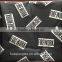 fashion fabric english letter firework print fabric for winter clothing
