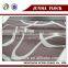 Manufacturer China Textile coffee & white Striped pattern flocked Chenille Sofa Fabric