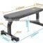 Gym equipment Strength training flat Crossfit bench