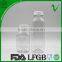 High quality square clear 16oz juice bottle with tamper proof lid