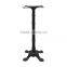 2016 hot sale wholesale furniture bar height cast iron dining restaurant table base 4 legs