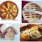 diameter 12cm and 2 tiers healthy and reusable bamboo food steamer made in Anhui