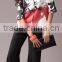 Pretty Steps 2016 elegant ladies casual half sleeve cardigan flower print high quality blouse