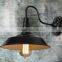 Industrial Metal Wall Lamps In Black