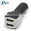 2016 hot sale 2 port usb car charger DC 5V 2.4A output with CE RoHS FCC approved