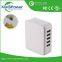 High Quality Desktop Type 5 Ports 5V 8A EU Plug Travel USB Charger with FCC UL CE Certification