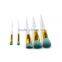 Good Quality 5pcs Custom Logo Cosmetic Spiral Handle Makeup Brushes