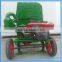 Small mobile gasoline engine driven paddy rice thresher