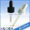 Hot wholesale new fashion white and black rubber dropper shiny gold
