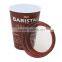 Wholesale Microwave SafeTakeaway Disposable Colorful Plastic Coffee Cup Warmer , Double Wall Cup with Lid