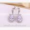 Wholesale Stock Small Order Fashion Women Top Grade Drip Zircon Earrings