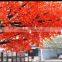 red artificial maple tree plastic maple tree/ fake maple tree decoration