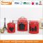 Wholesale kitchen 3 sets spice storage stainless steel metal canisters