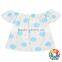adorable children girls short flutter sleeve off shulder top summer casual t shirt