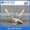 Handmade White Polyresin Garden Decoration Bird
