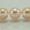 Natural 8-9mm Pink Freshwater Pearl Necklace With 14K Gold Clasp