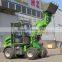 800KG mini wheel loader price list HZM908 Chinese wheel loader with protection chain