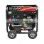 186FA 10HP engine Big wheels open type portable diesel generators