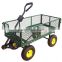 Hot sale OEM Mesh Foldable Steel Garden Tool Carts price,wholesale garden carts