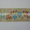 china custom polyester chenille jacquard woven fabric magnetic woven ribbon