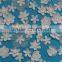 China manufacturer 3d flower lace embroidered fabric
