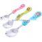 2017 Wholesale fashion design Stainless Steel baby feeding spoon with baby practice chopsticks