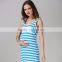 Maternity Dresses Ladies Nursing Clothing Wild Hide Breastfeeding Opening Skirts