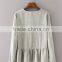Runwaylover EY2365B New Fashion 2017 Ladies Deep V-Neck Embroidery Blouse