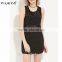 New Design Women Cotton Lace Perspective Sleeveless Casual Dresses Sexy Dress for Ladies
