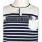 ISO9001/BSCI Manufature round neck striped acrylic cardigan sweaters