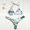 Polyester Bikini different size for choice & padded blue girls swimwear 59377