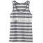 custom wholesale strip blank tank top 100% cotton