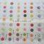 low price decorative clear acrylic crystal button