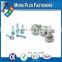 Taiwan M3 M12 M4-0.7 x 12mm DIN 965 Phillips Drive Flat Head Grade A2 Stainless Steel Machine Screw with Double Lock Washer Squa