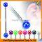 Hot Print Uv Acrylic Barbell Tongue Ring Piercing Body Jewelry Manufacturer