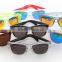 hot sale UV400 CE FDA custom logo promotion sunglasses frog transparent frame mirror lenses sunglasses DLC9003