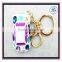 Charm Auto Car Model Key chain ring Crystal Keychain Rhinestone Pendant