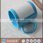 colorful mugs with white decal panel