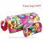 Fashion Colorful Flowers Printing Quilted Ethnic Bag