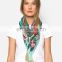 Silk fashion digital printed scarf for women