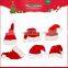 Plush red decorated santa hat for christmas' day