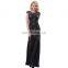 Kate Kasin Sequined Cap Sleeve V-Back Ball Gown Evening Prom Dress 7 Size US 4~16 KK001055-1