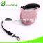 led retractable dog leash/dog collar