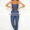 Cheap Price Woman Clothing Lady Casual Denim Jumpsuit