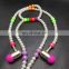 Top quality pearl diamond necklace earphones with mic