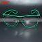 Halloween Christmas Party Decoration Sound Activated Led Glasses