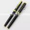 NEW quality new twist promotion gift red PU leather Metal ball pen with shiny chrome parts