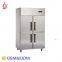Stainless steel 3-Doors Single Temperature Freezers in refrigeration equipment