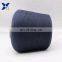 dark blue 0.035 micron stainless steel fine wire twist with Ne32/2ply combed cotton yarn for knitting touchscreen glove-XT11105