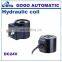 Hydraulic coil for directional solenoid valve